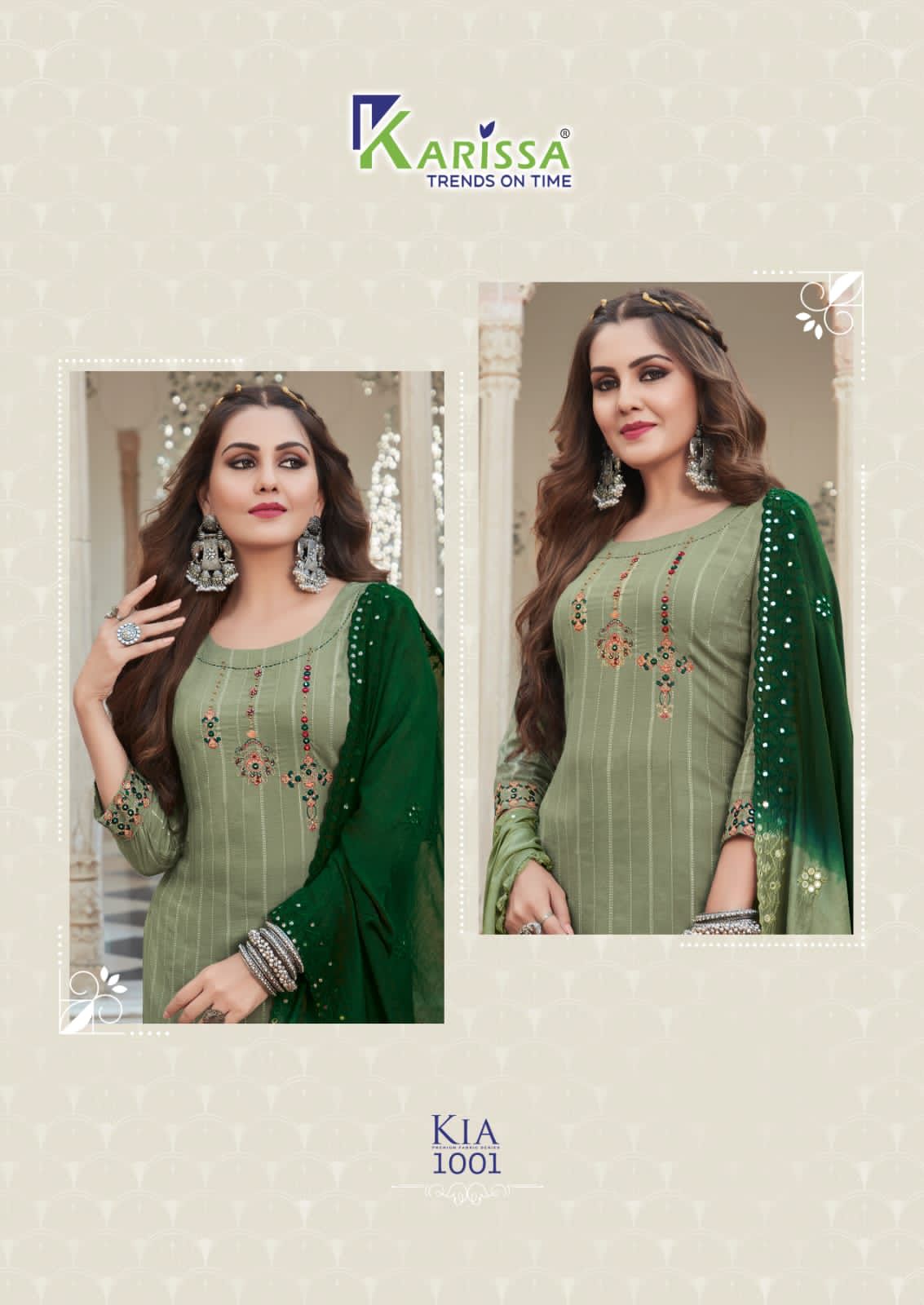 KARISSA KIA Fancy Ethnic Wear Designer Latest Readymade Suit Collection